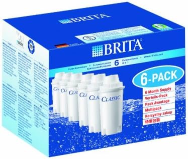 Brita 1016051 Filterkartuschen Classic, 6-er Pack, weiss, 1 - Pack A 1 Stück, A 1 Stück