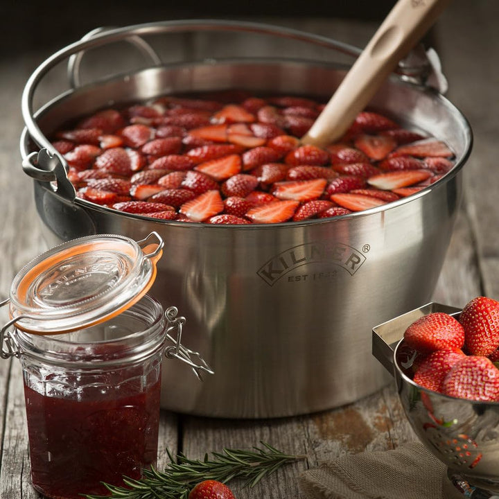 Kilner Edelstahl, 8 Liter Einkochtopf, 30 cm Einkochtopf 8L, Einkochtopf 8L