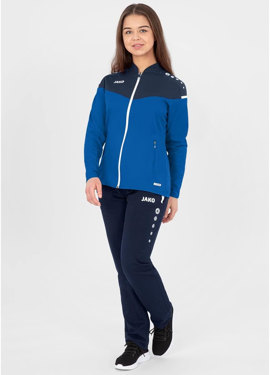 JAKO Champ 2.0 Präsentationsjacke Unisex 44 blaublauweiss, 44 blaublauweiss