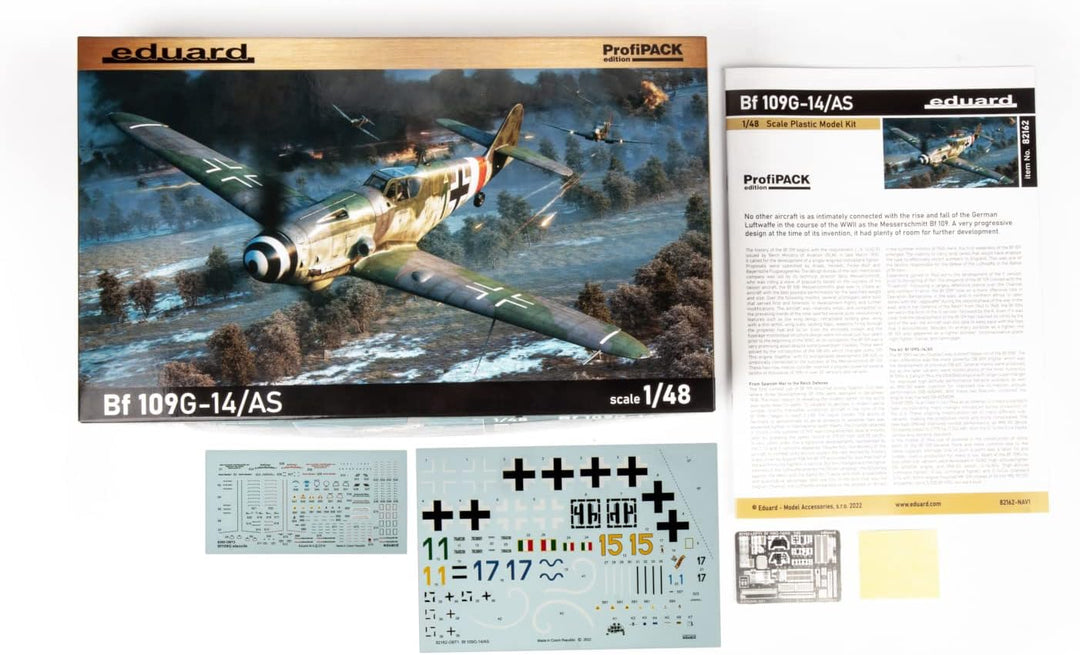 Eduard Plastic Kits 82162 - 1:48 Bf 109G-14/AS Profipack - Def. Kartonage