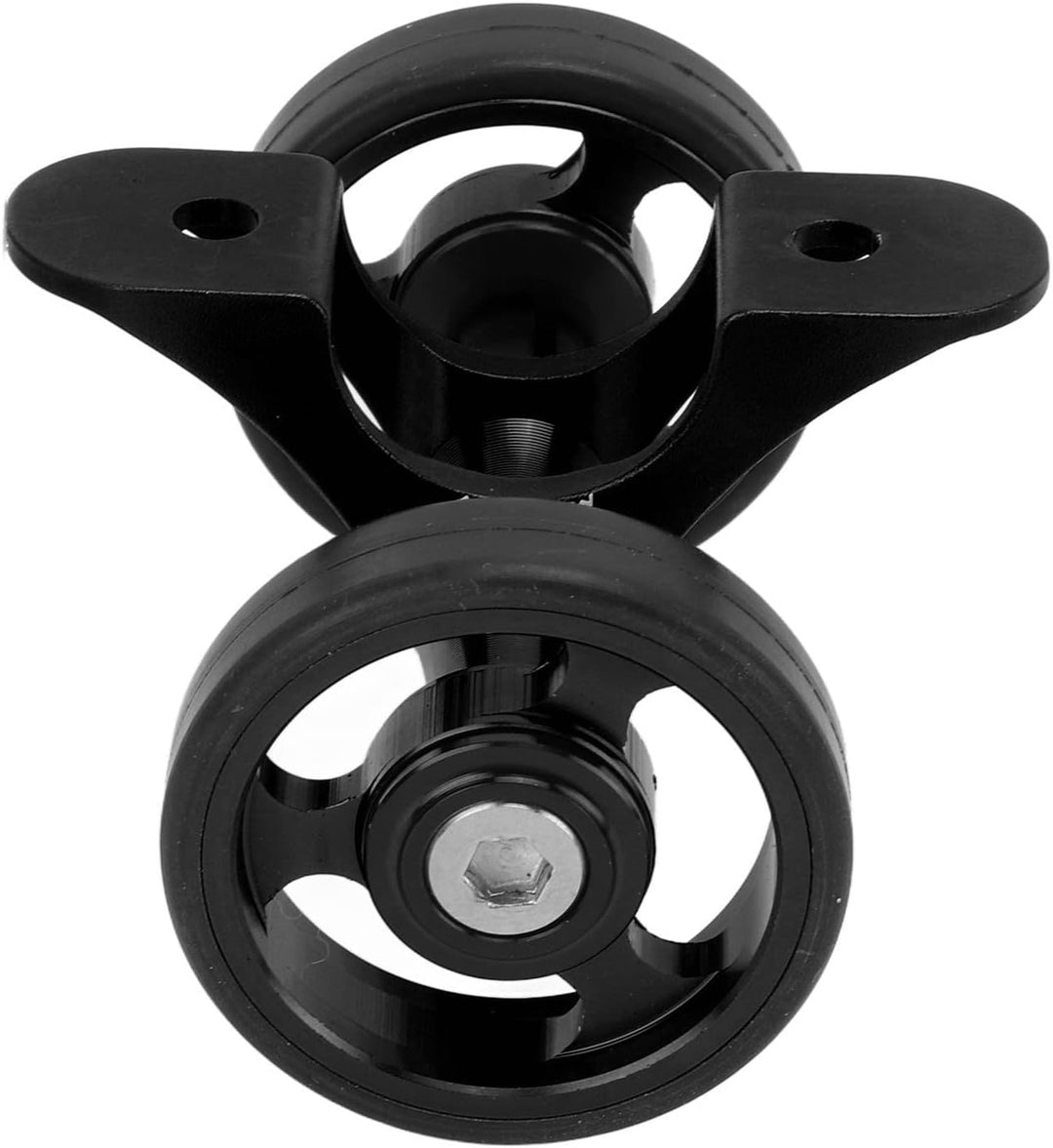 Bewinner Easywheel Doppel Hinterräder für Brompton Faltrad, Fahrradschutzblech Verlängerungsrollenba
