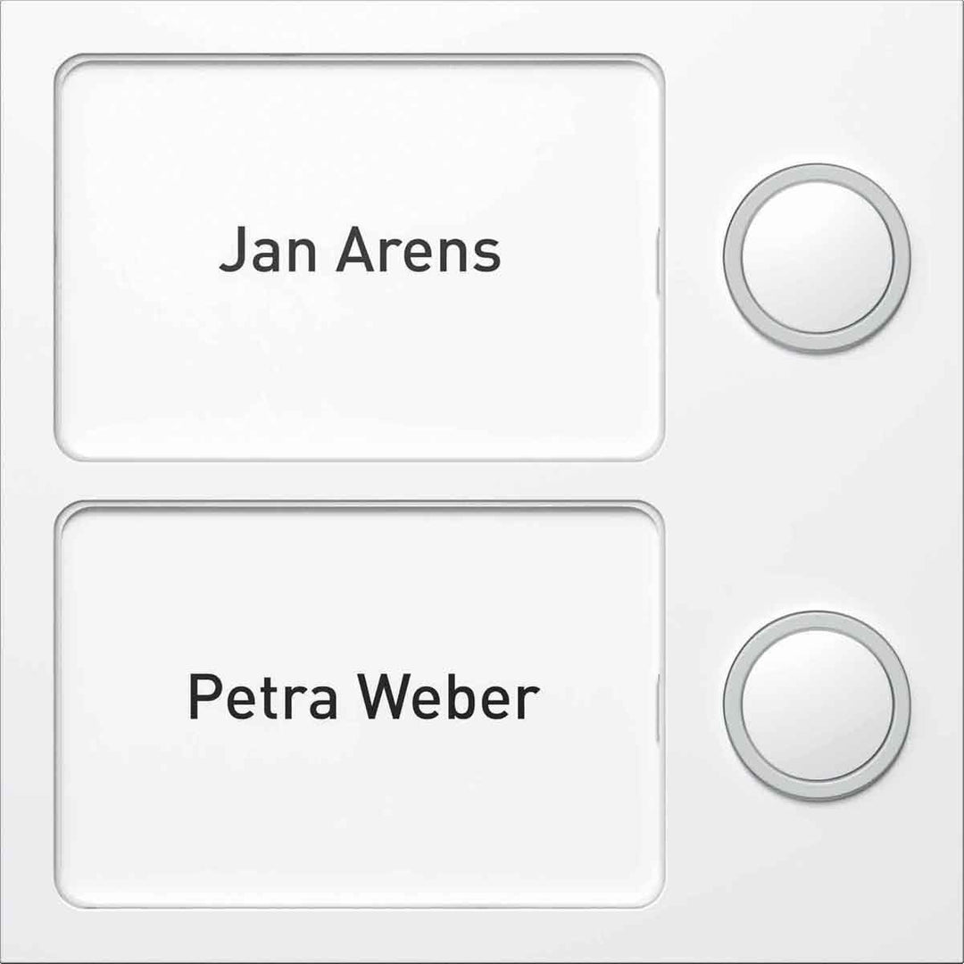 RITTO Portier Tastenmodul 2 Tasten, weiss, 1875270