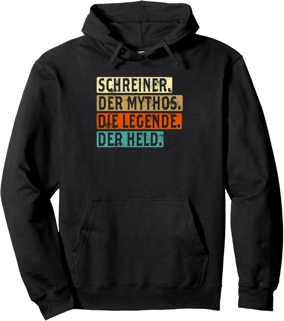 Schreiner der Mythos die Legende Säge Motorsäge Holzfäller Pullover Hoodie