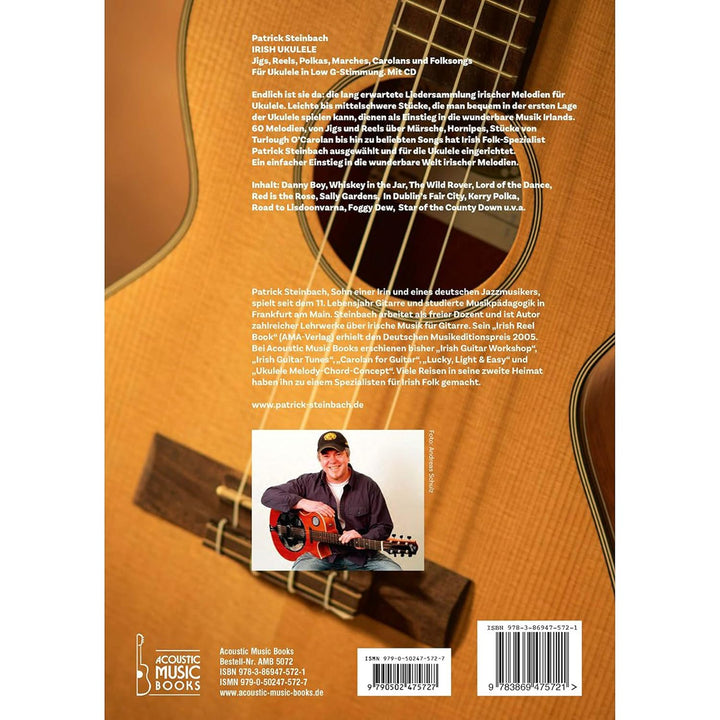 Irish Ukulele: Jigs, Reels, Polkas, Marches, Carolans und Folksongs. Für Ukulele in Low G-Stimmung.