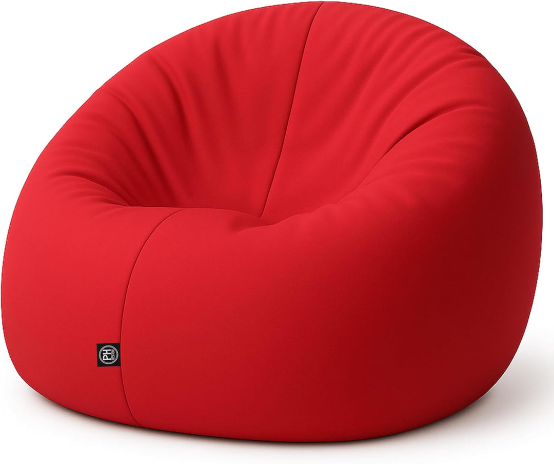 PATCH HOME Sitzsack 2 in 1 Sitzkissen Bodenkissen für Erwachsene &amp; Kinder - Gaming mit Füllung Kisse