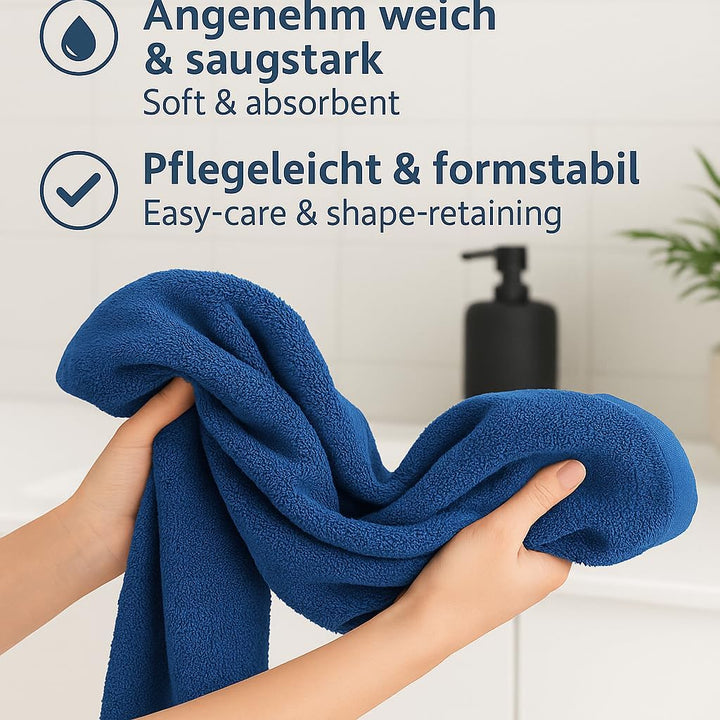 Betz Handtuch 6er Pack Handtücher Set Palermo Grösse 50x100 cm 100% Baumwolle - gut trocknend, leich