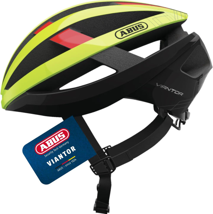 ABUS Rennradhelm Viantor - Sportlicher Fahrradhelm für Einsteiger - für Damen und Herren M (52-58 cm