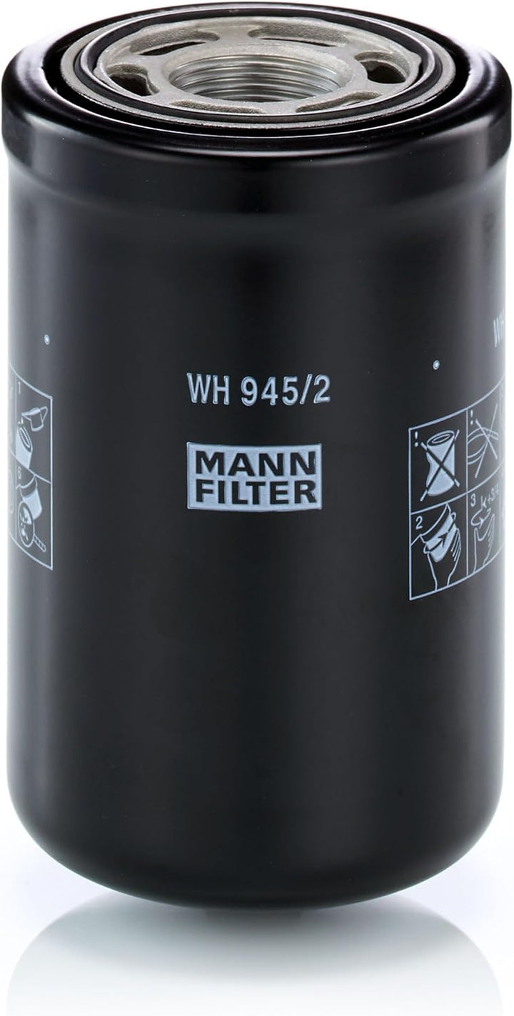 MANN-FILTER WH 945/2 Ölfilter – Hydraulikfilter – Für Nutzfahrzeuge