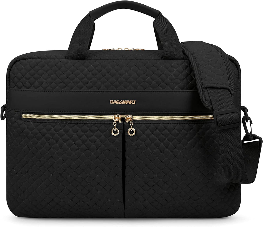 BAGSMART Laptoptasche, 17,3-Zoll-Aktentasche für Frauen, grosse Laptoptasche, Computertasche, Büro,