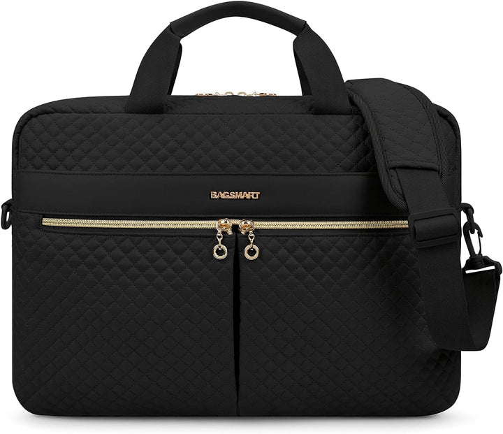 BAGSMART Laptoptasche, 17,3-Zoll-Aktentasche für Frauen, grosse Laptoptasche, Computertasche, Büro,