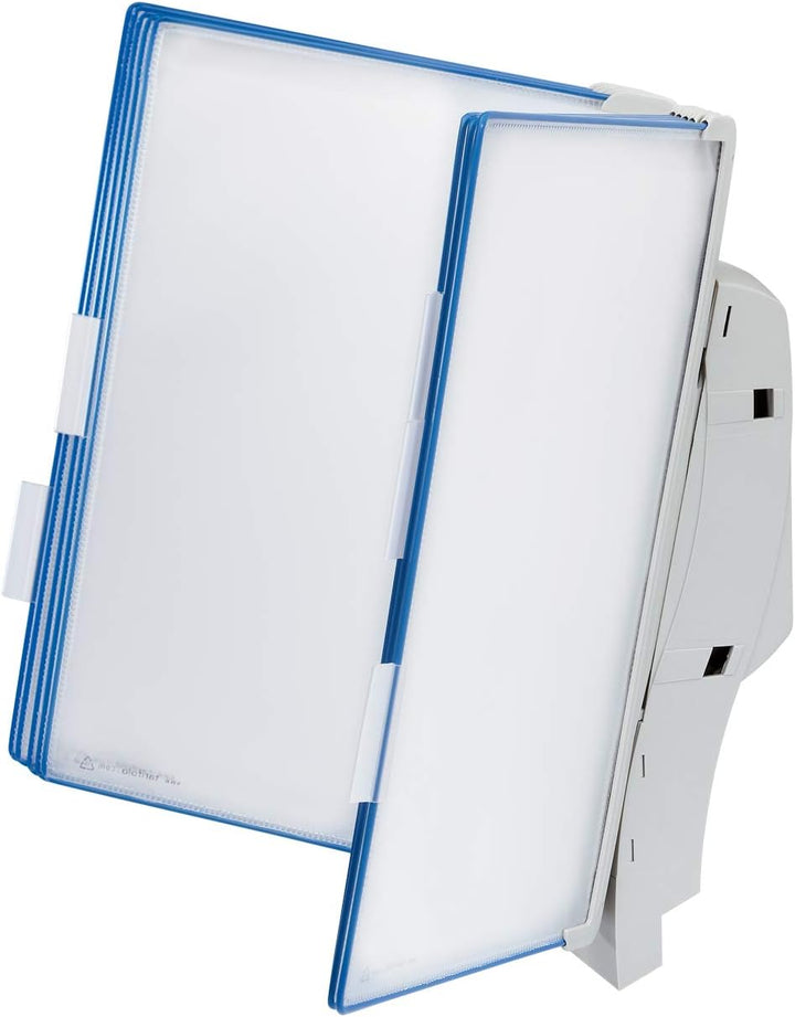 Tarifold Office-Wandanzeigegerät mit 5 aufsteckbaren Indexzungen und 10 Taschen A4 Blau Ref. 714301