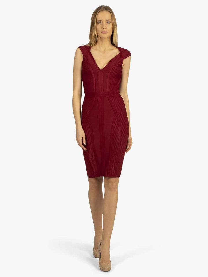 Damen Kleid, Bordeaux