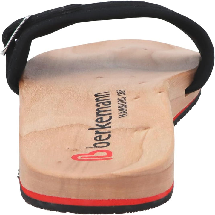 Berkemann Unisex-Erwachsene Berkilette Pantoletten 36 1/3 EU Schwarz, 36 1/3 EU Schwarz