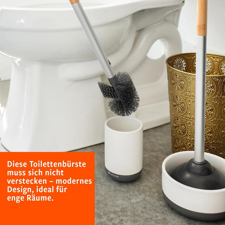 Full Circle Home Toilettenbürste Scrub Queen - Reinigungsbürste - Geruchsfrei - Langlebig WC-Bürste,