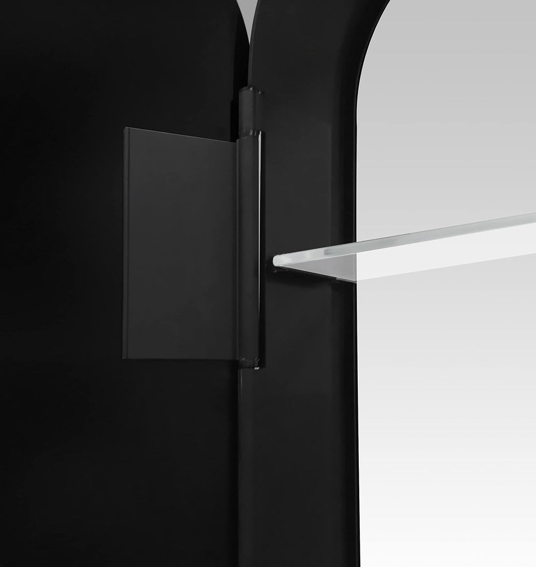 Talos Spiegelschrank Bad mit Beleuchtung oval 40 x 60 cm - Badezimmer Spiegelschrank mit hochwertige