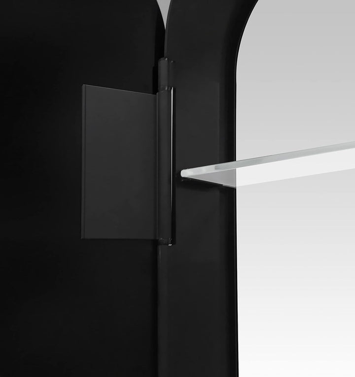 Talos Spiegelschrank Bad mit Beleuchtung oval 40 x 60 cm - Badezimmer Spiegelschrank mit hochwertige