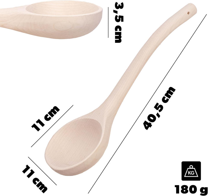 KADAX Sauna Eimer 5L mit Kelle, Saunakübel & Saunakelle Set aus Naturholz, traditioneller Saunaeimer