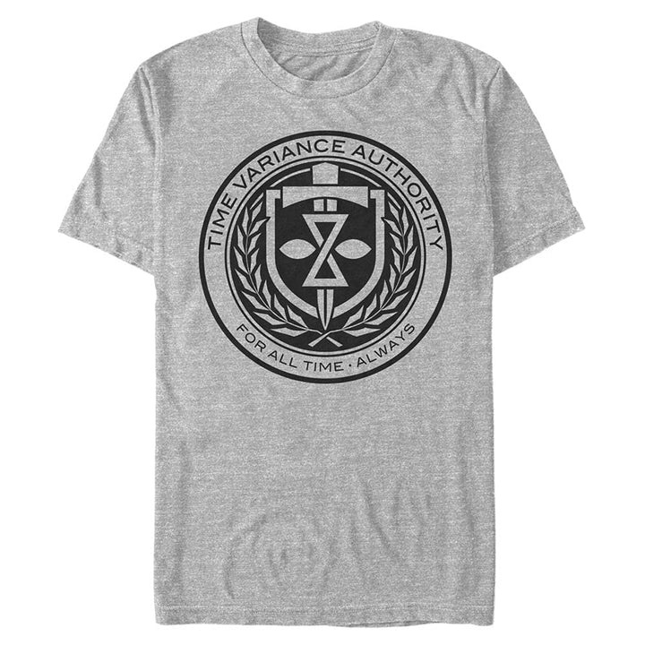 Marvel Unisex Loki Tva Front Chest Organic Short Sleeve T-shirt S Melange Grey, S Melange Grey