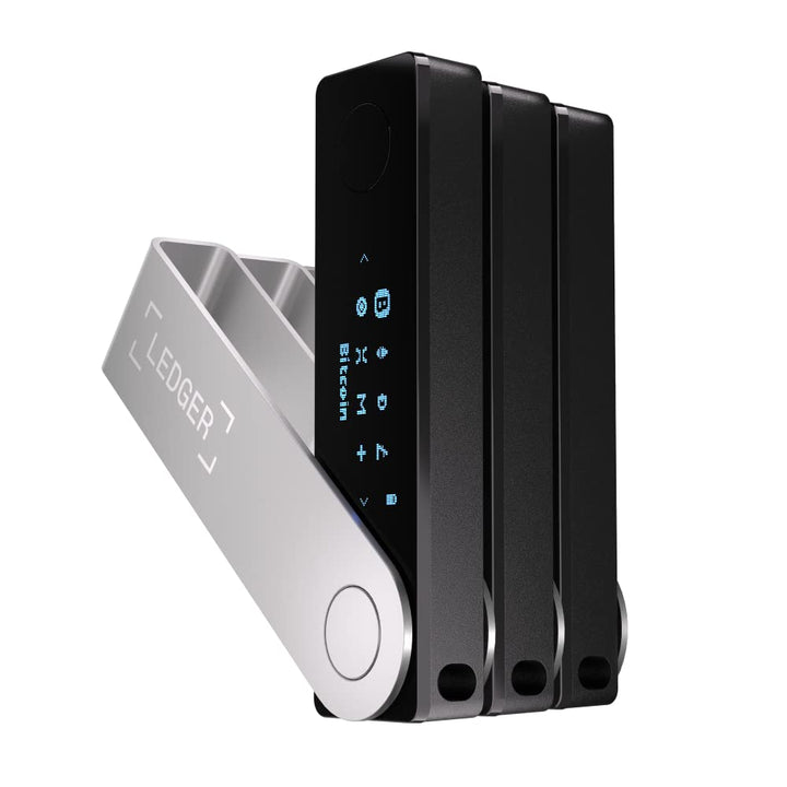 Ledger Familienpaket X: 3 Ledger Nano X Hardware-Wallets für Krypto