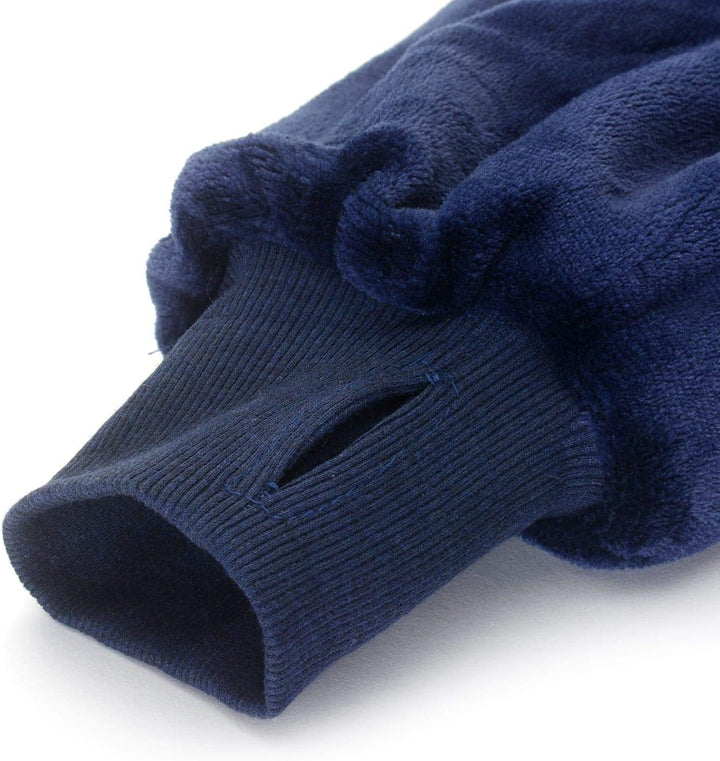 Snug Rug Blau Eskimo Decke mit Ärmel Pullover Decken-Kapuzenpullover Übergrosse Sweatshirt Hoodie Ku