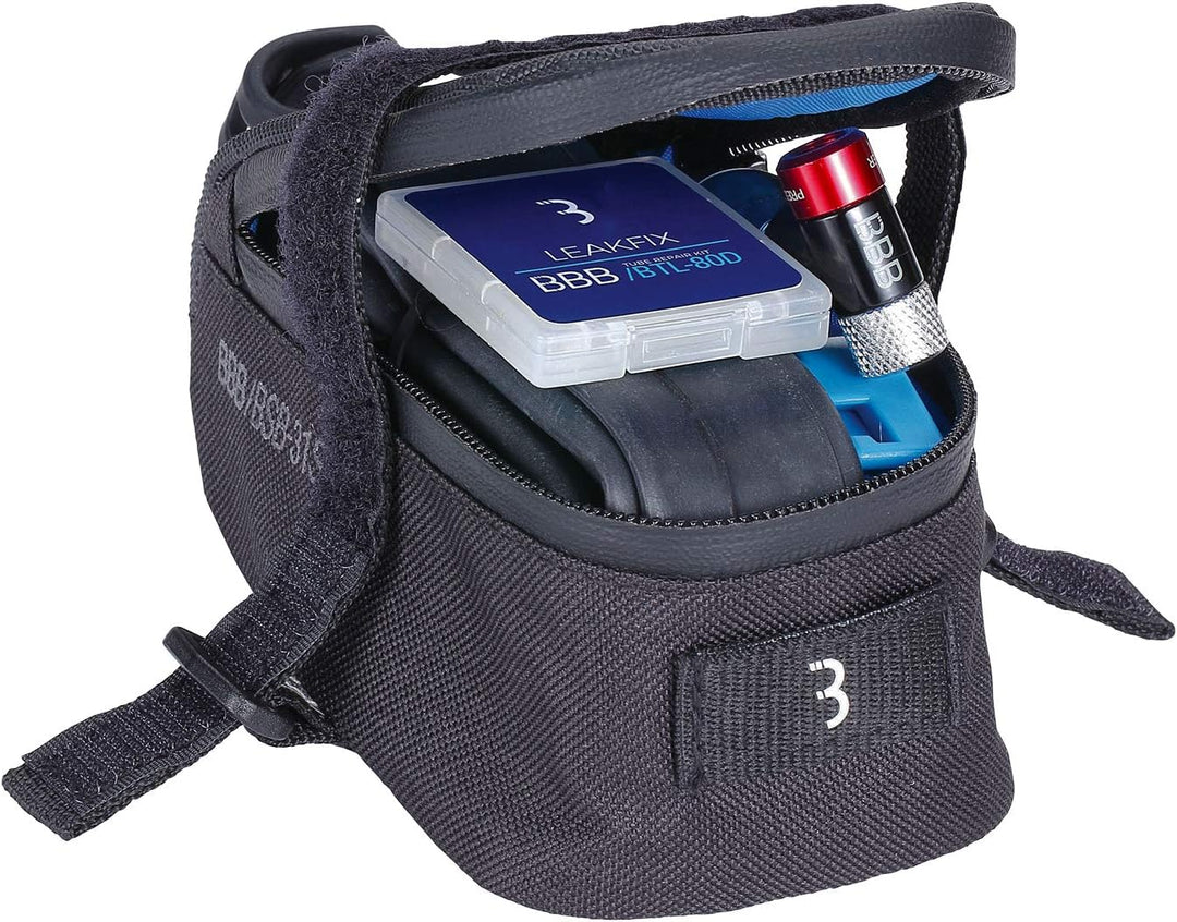 BBB Cycling Fahrrad satteltasche für universal bander fur einfache Montage auf Mountainbike Rennrad