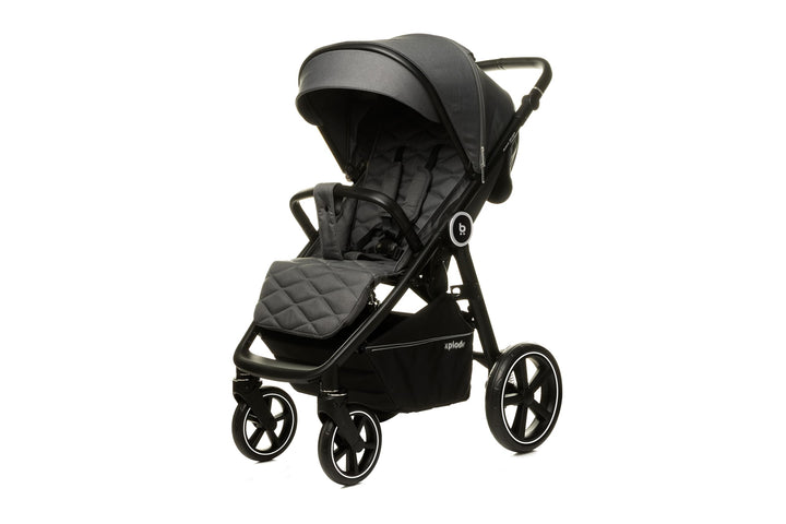 4Baby Premium Xplode Lite Teal Green Kinderwagen, grün, geeignet ab 6 Monate bis 4 Jahre, mit allem