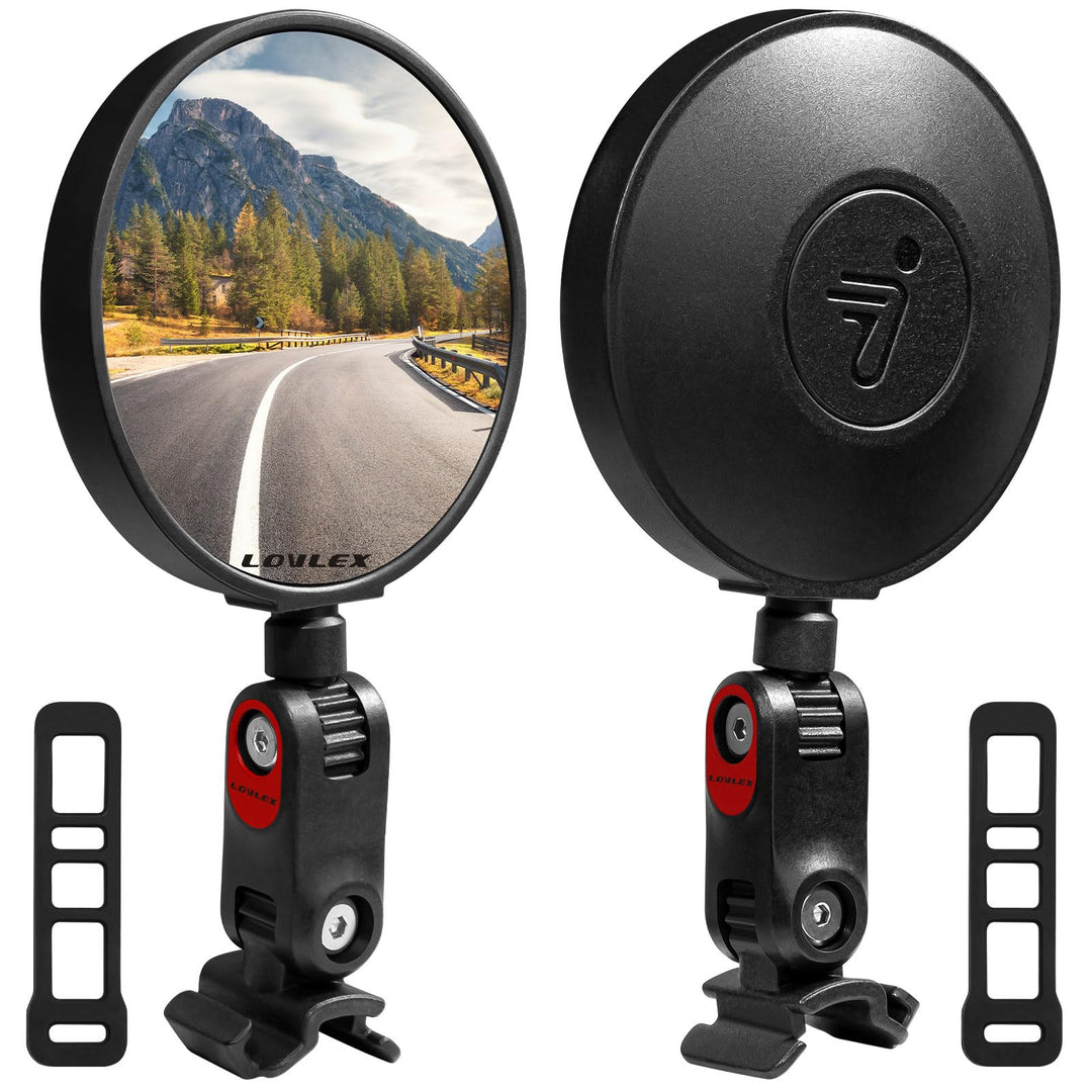 Rückspiegel für Segway Ninebot MAX G30 & G3 - Einstellbarer Weitwinkel-Rückspiegel - Kompatibel mit