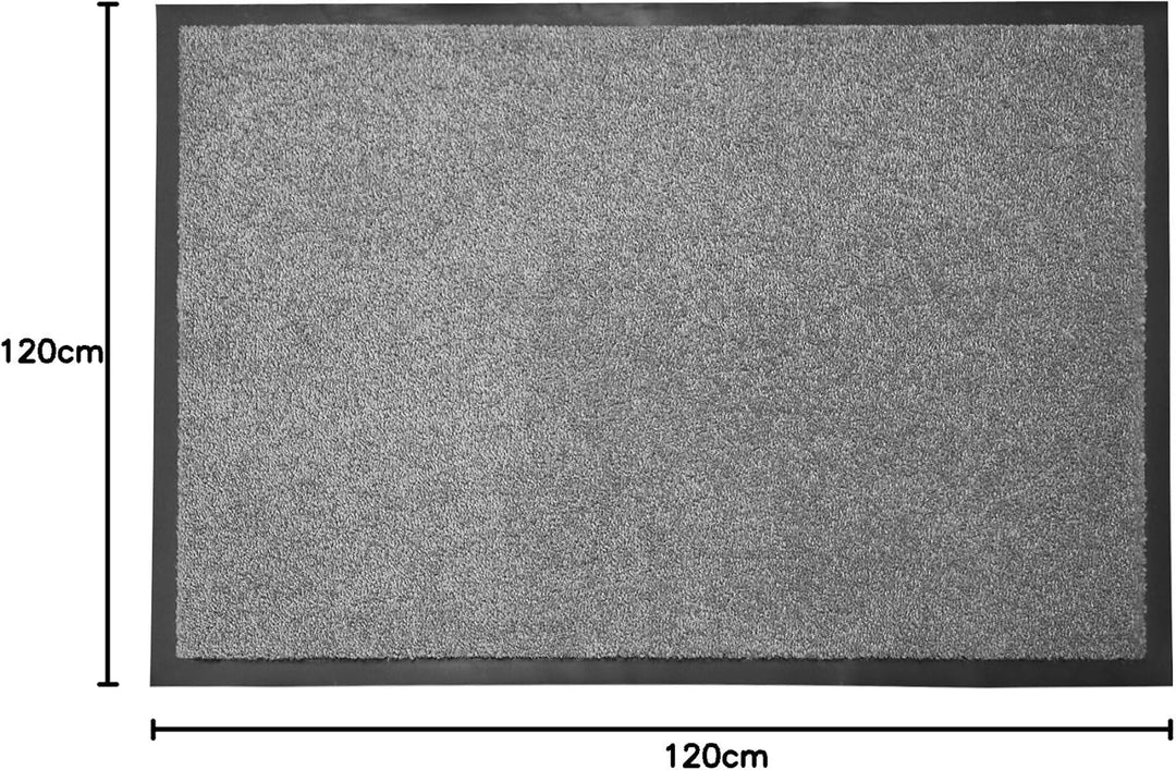 Floordirekt Schmutzfangmatte Monochrom | Fussmatte in 10 Grössen & 8 Farben | Türmatte für innen & a