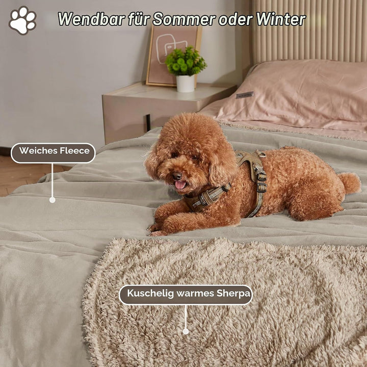 Wasserdicht Hundedecke Katzendecken Waschbar, wasserdichte Decke für Unterwegs Hundesofa Schutzdecke