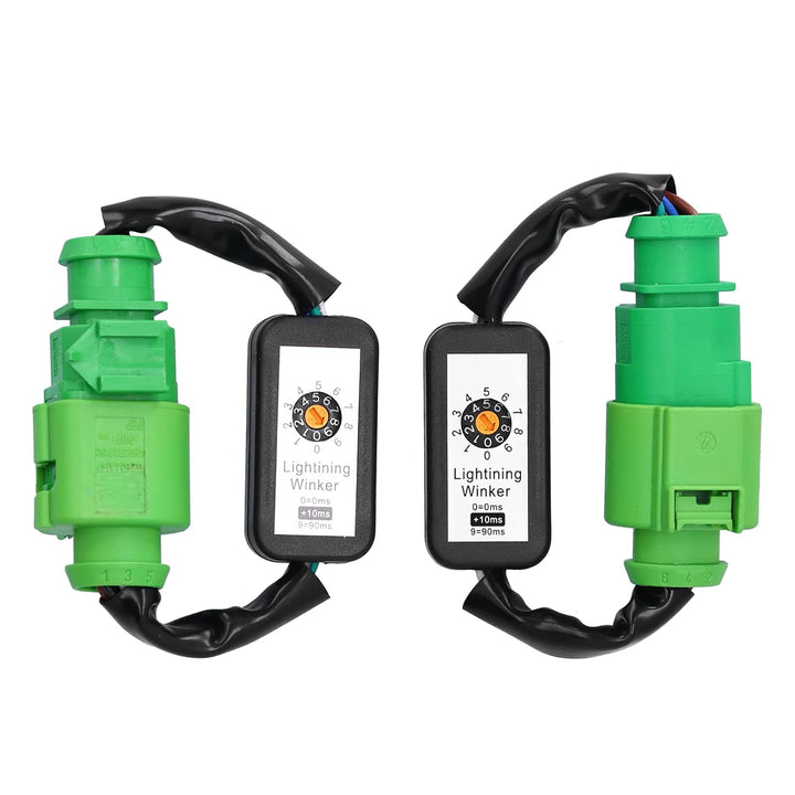 Klarer, LED-Rückleuchten Dynamische Blinker Adapterkabelbaum Blinkermodul-Kits Zubehörteil Passend f