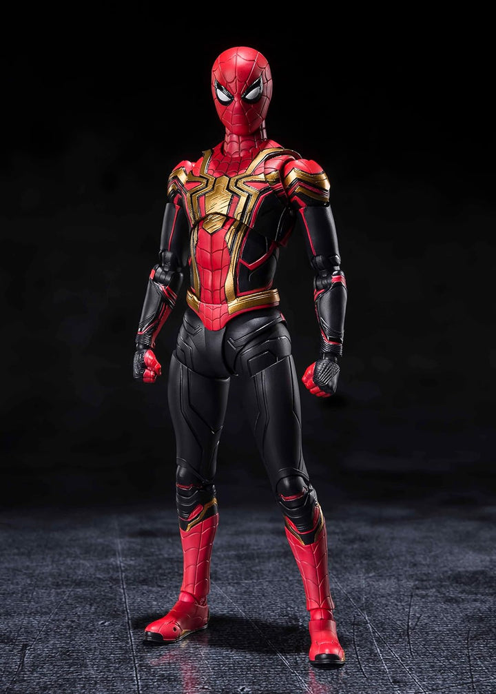TAMASHII NATIONS Bandai Spider-Man: No Way Home Figur S.H. Figuarts Spider-Man (Integrated Suit) Fin
