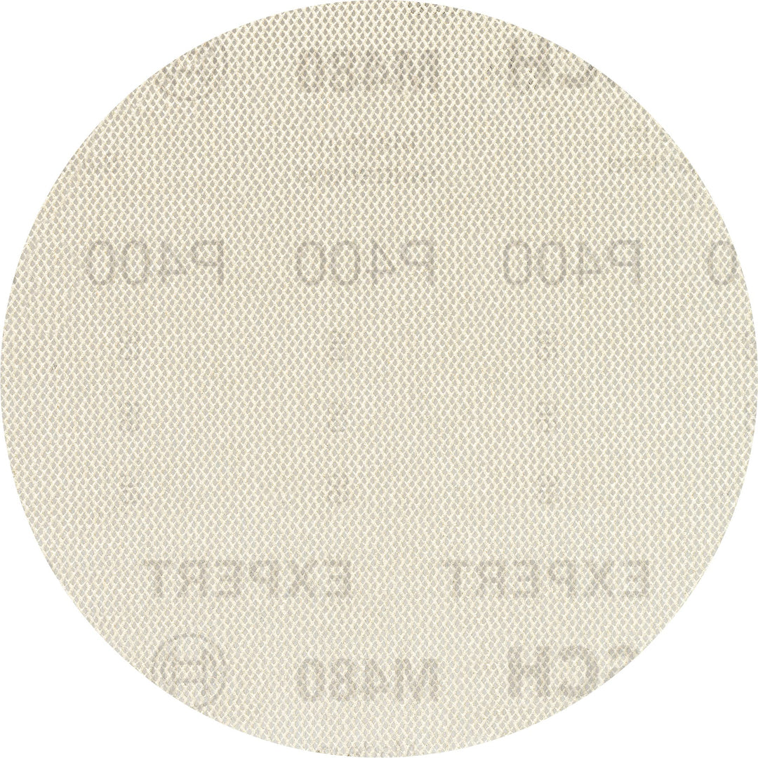 Bosch Professional 50x Expert M480 Schleifnetz (für Hartholz, Farbe auf Holz, Ø 125 mm, Körnung 400,