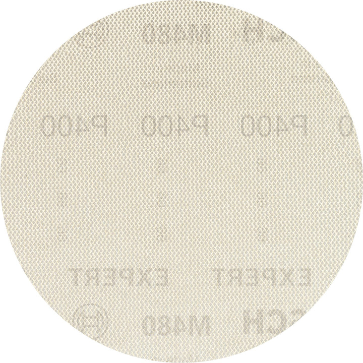 Bosch Professional 50x Expert M480 Schleifnetz (für Hartholz, Farbe auf Holz, Ø 125 mm, Körnung 400,