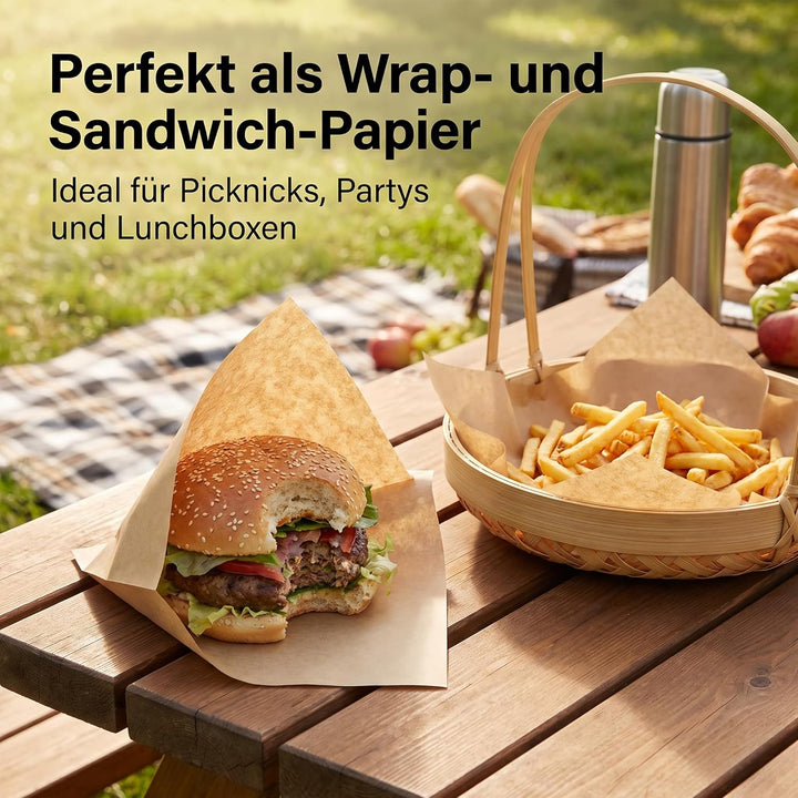 UPKOCH 100 Stück Pergamentpapier Zum Backen 25X35Cm Pfas Frei Backpapier Ohne Pfas FüR Backbleche Lu