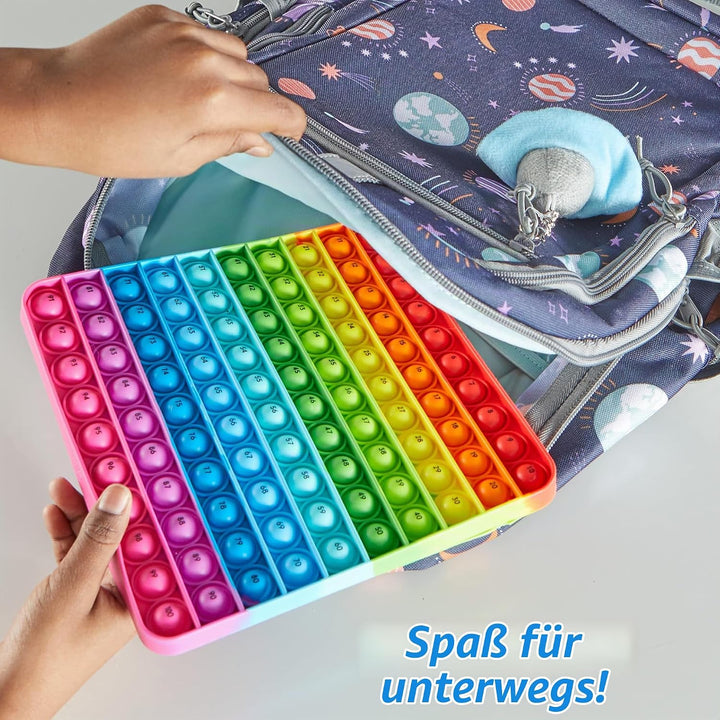 Learning Resources Sensorik-Poppit Hunderter-Zahlenbrett, drücken und zählen, Stressabbau-Spielzeug