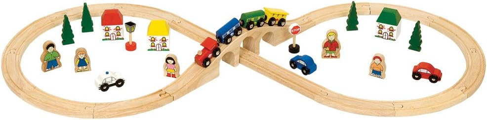 Bigjigs Rail Holzeisenbahn Set 8