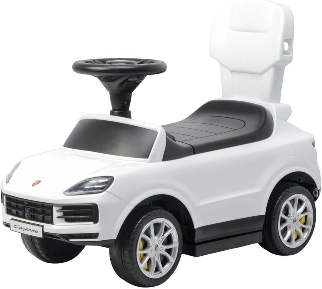 Porsche Cayenne Rutschauto mit Gehstock, Weiss