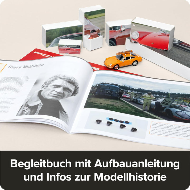 FRANZIS 67299 - Porsche 911 Sonderedition Surfbrett Adventskalender - Modellbausatz im Massstab 1:43