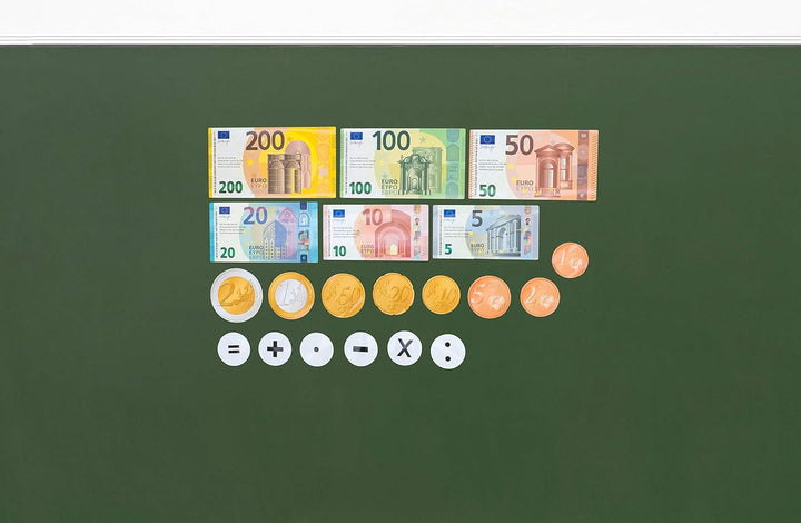 Betzold - Spielgeld Euro-Rechengeld magnetisch - Magnet-Rechengeld Mathematik OneSize, OneSize