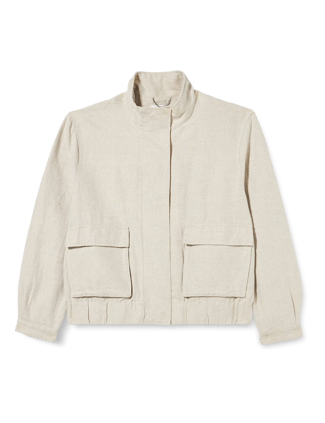 MUSTANG Damen Style Hanna Kapzuenjacke XL Whisper White Melange 2078, XL Whisper White Melange 2078