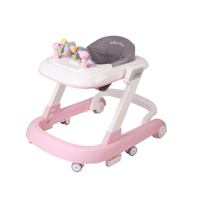 OHMG 4-in-1 Lauflernhilfe für Babys mit interaktivem Multiaktivitätstablett mit abnehmbarer Musik, h