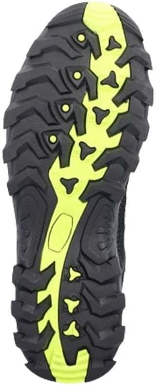 CMP Unisex Kinder Kids Rigel Mid Trekking Shoes Wp Wanderschuhe 40 EU Grau Gelb Fluo, 40 EU Grau Gel