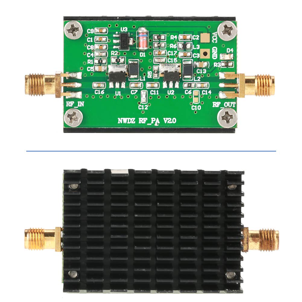 3W HF-Leistungsverstärker 2MHz-700MHz HF-UKW-UHF-FM-Sender HF-Breitband-Verstärker mit hoher Verstär