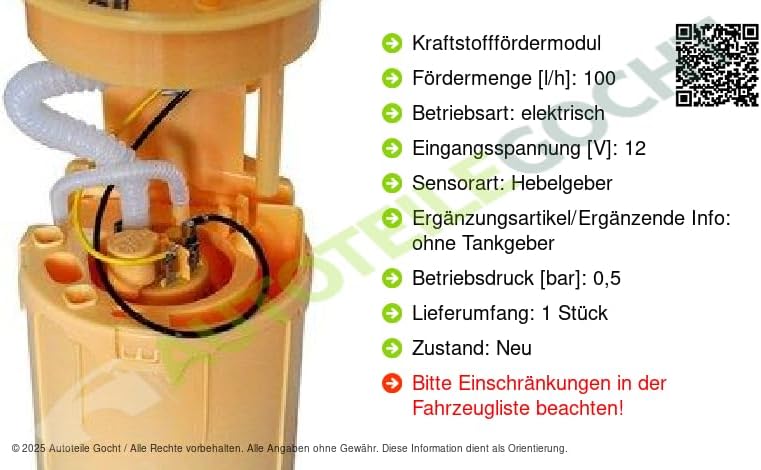 Magneti Marelli 313011313031 - Kraftstofffördermodul