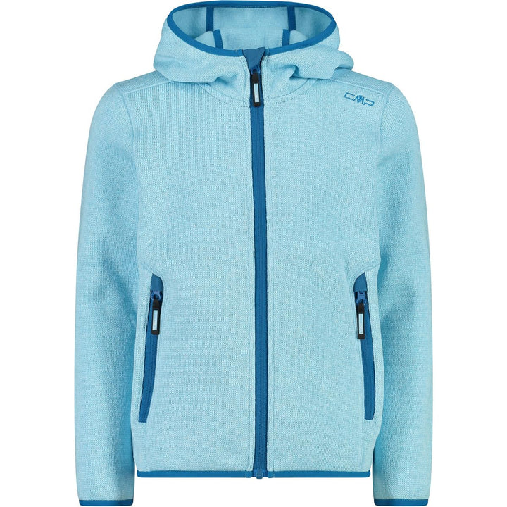CMP Unisex Kinder Kid G-jacke mit Fester Kapuze fleecejacke 116 Anis-Jade, 116 Anis-Jade