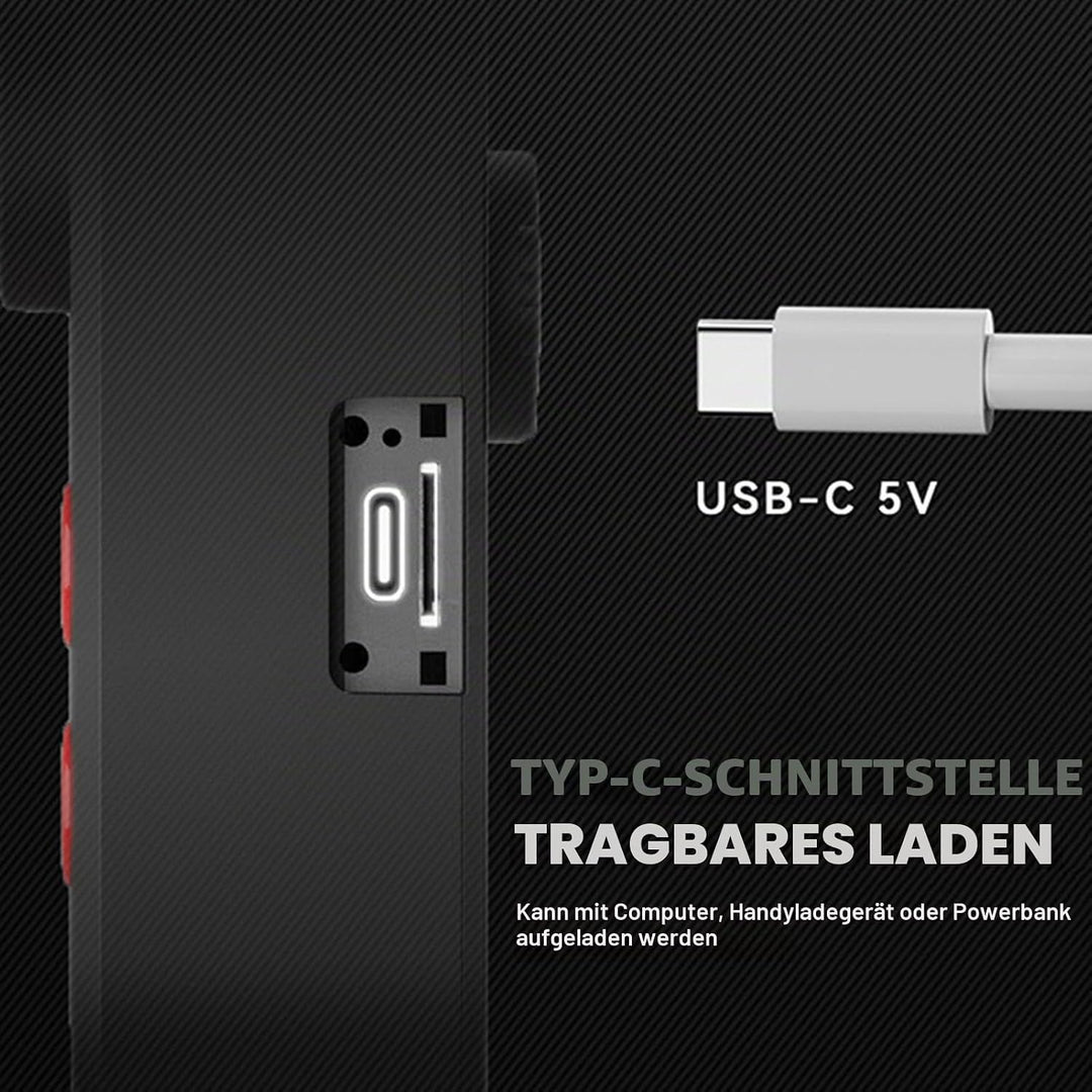 Bike Rückblick Kamera mit Rücklicht, 1080p Fahrradvideocorder mit 5000 mAh wiederaufladbarem Akku fü