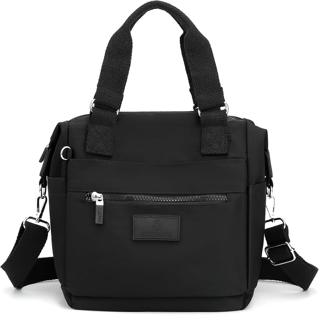 DIRRONA Beiläufig Damen Umhängetasche Multi Pocket Multi Fach Crossbody Bag Mittelgrosse Umhängetasc