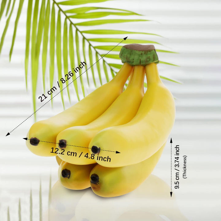 Woration Realistische lebensechte künstliche Bananenstrauss Simulation Obst Modell Display Fotografi
