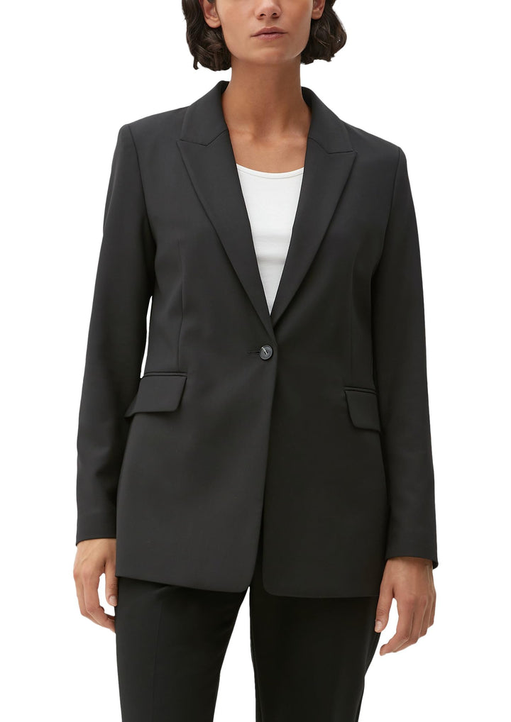 s.Oliver BLACK LABEL Damen Blazer 36 Schwarz (Schwarz 9999), 36 Schwarz (Schwarz 9999)