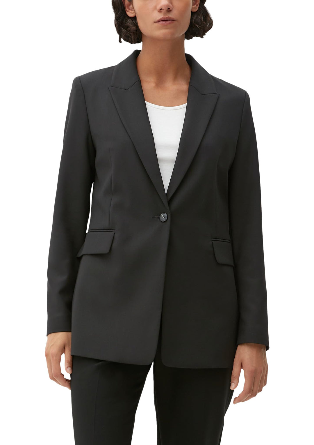 s.Oliver Damen 150.11.899.15.152.2102883 Blazer 34 9999_schwarz, 34 9999_schwarz